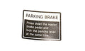 Bad Boy Part #14729040130A - Label, Parking