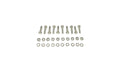 Bad Boy Part #81106001000A - Bucket Tooth Kit For Bbl400/Bbl400C