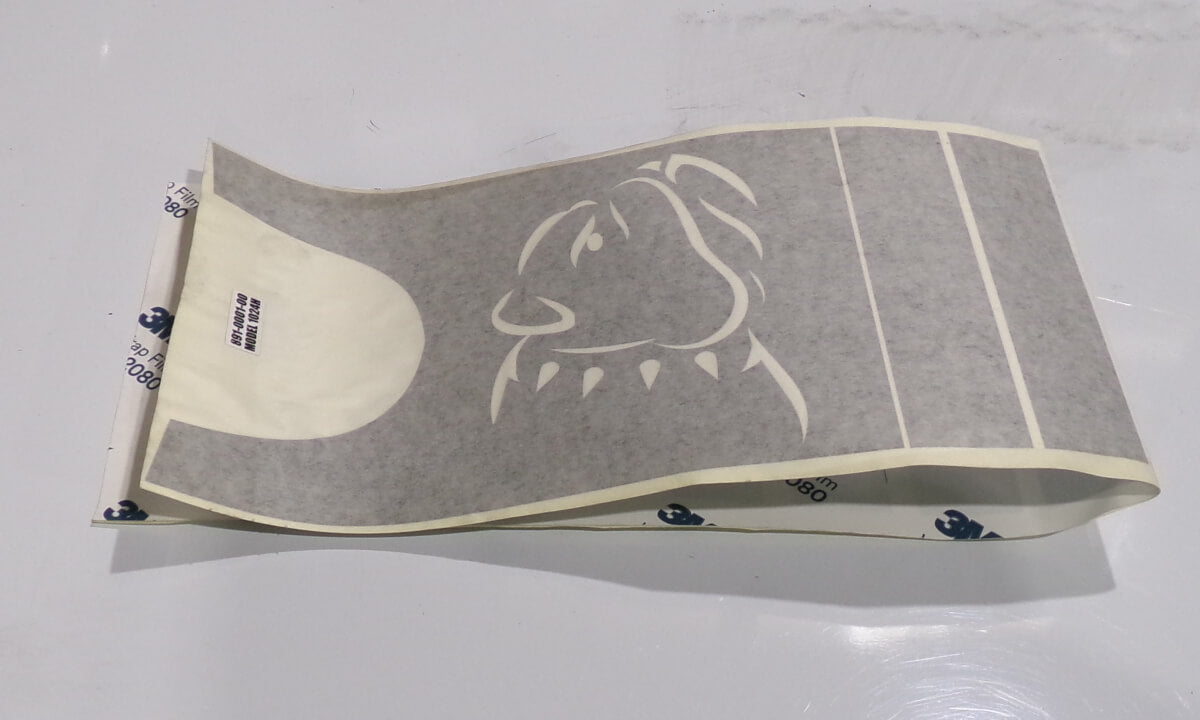 Bad Boy Part #891-0001-00 - Tractor Hood Decal 1025H