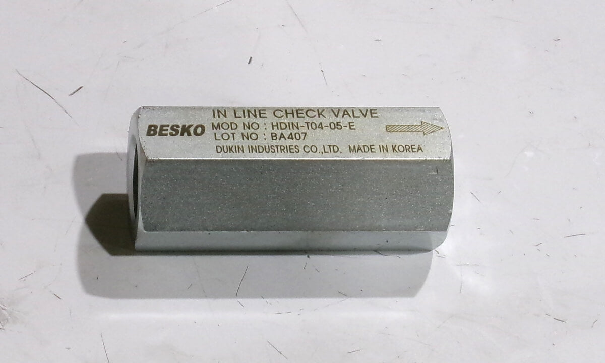 Bad Boy Part #T300-880080 - Check Valve Hex For Bbh400